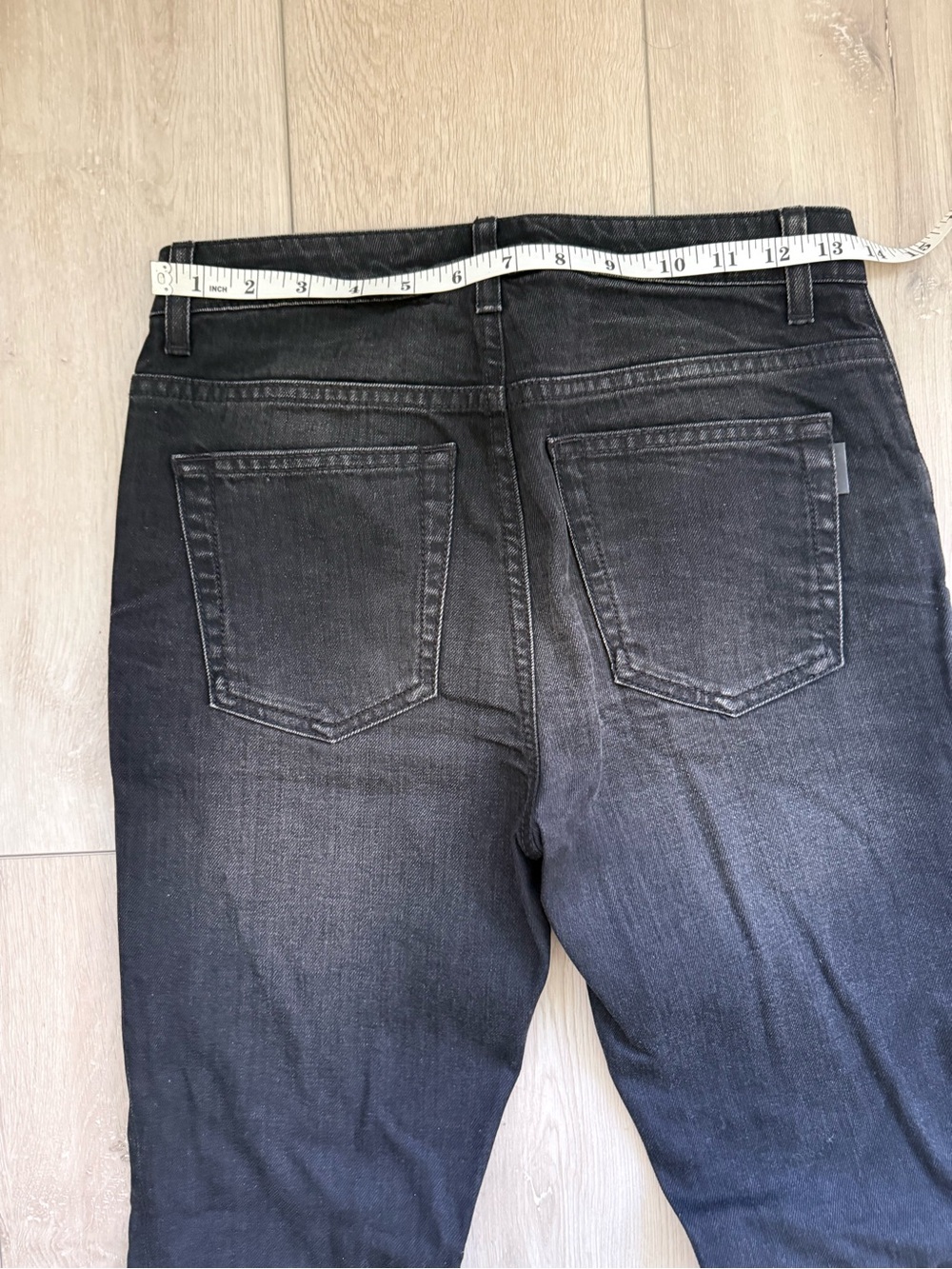Saint Laurent Black Skinny Jeans with Subtle Distress. Size 26. Very Good Cond. - Picture 11 of 11